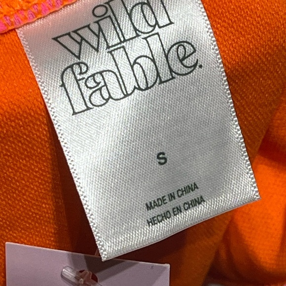 Striped Pink and Orange Bikini Bottom - Picture 8 of 8